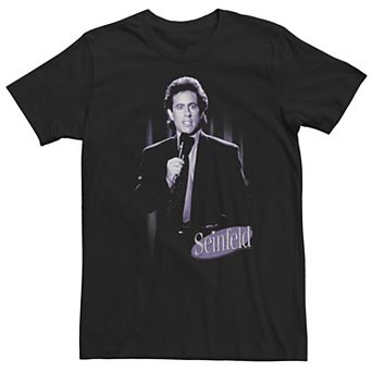 Big & Tall Seinfeld Stand Up Poster Negative Tee