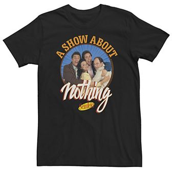 Big & Tall Seinfeld A Show About Nothing Circle Portrait Tee