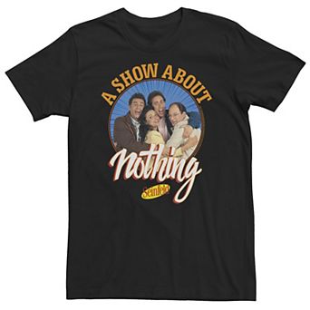 Big & Tall Seinfeld A Show About Nothing Circle Portrait Tee