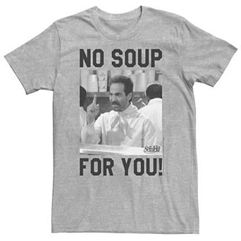 Big & Tall Seinfeld Yev Kassem No Soup For You Tee
