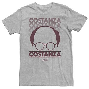 Big & Tall Seinfeld George Costanza Outline Text Fade Tee