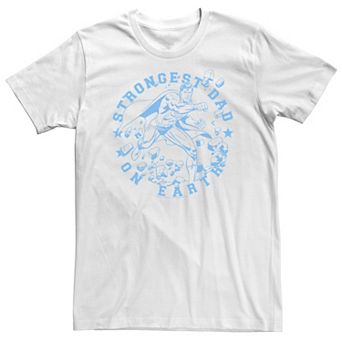 Big & Tall DC Comics Superman "Strongest Dad On Earth" Tee