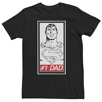 Big & Tall DC Comics Superman "#1 Dad" Tee