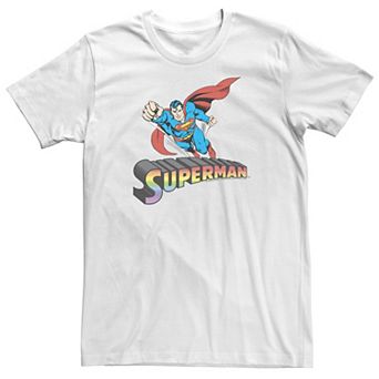 Big & Tall DC Comics Pride Superman Flight Rainbow Logo Tee