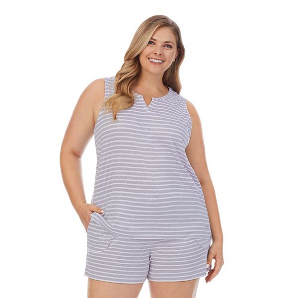 Women's plus size hot sale pajama short sets