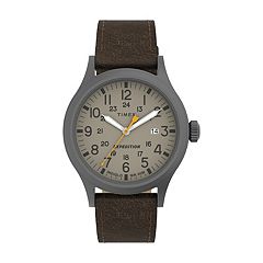 Caribbean Joe Men's Easy Read Retro Inspired Strap Watch