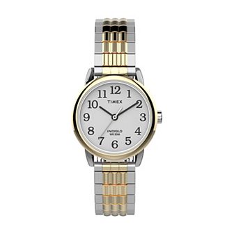 Timex® Women's Easy Reader® Perfect Fit Two-Tone Expansion Band Watch - TW2V05900JT