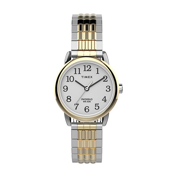 Timex Women s Easy Reader Perfect Fit Two Tone Expansion