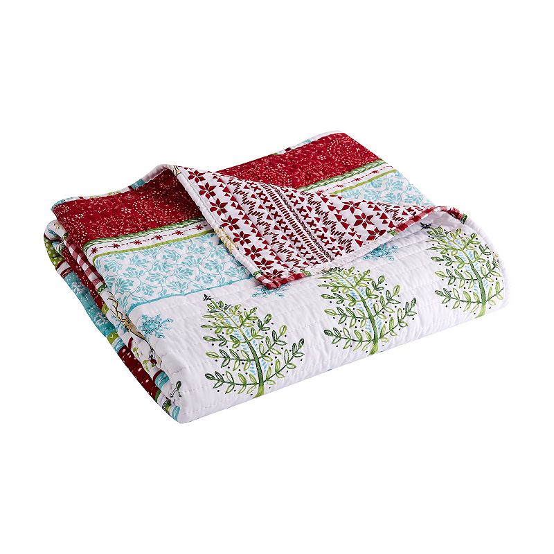 72639024 Levtex Home Comet & Cupid Throw Blanket, Green sku 72639024