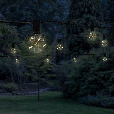 LumaBase Electric Globe String Lights with Fairy Lights