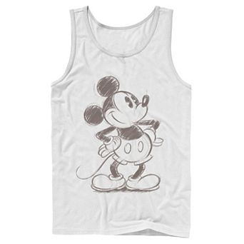 Disney's Mickey Mouse Men's Pencil Sketch Original Tank Top