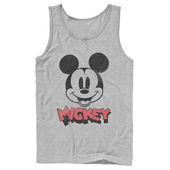 Disney's Mickey Mouse Men's Big Face Logo Tank Top