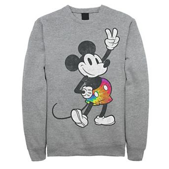 Disney's Mickey And Friends Mickey Men's Tie-Dye Pants Portrait Sweatshirt