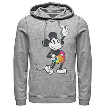 Mens Disney Mickey & Friends Mickey Tie Dye Pants Portrait Hoodie