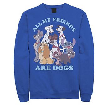 Disney Dogs Men's All My Friends Are Dogs Sweatshirt