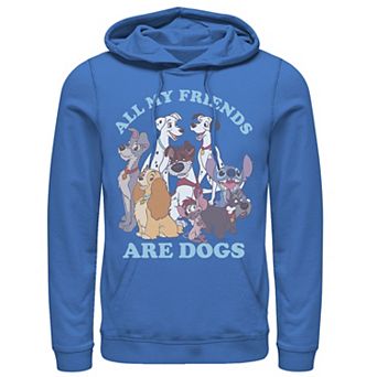 Disney's All My Friends Are Dogs Men's Hoodie