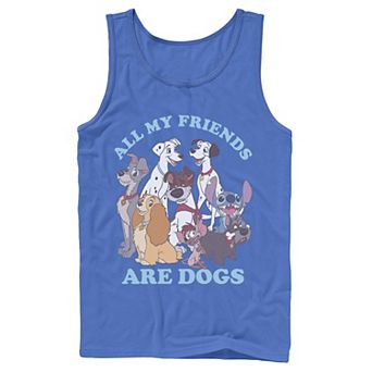 Disney Dogs Men's All My Friends Are Dogs Tank Top