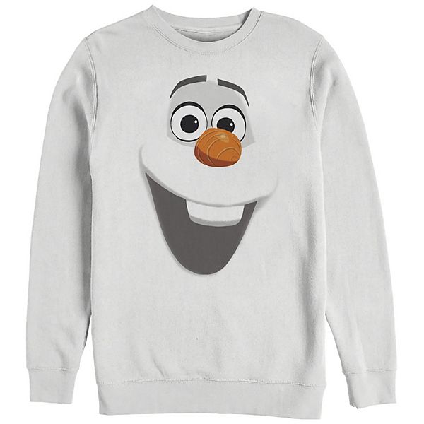 Sandalen Sociale wetenschappen Drama Mens Disney Frozen Olaf Large Face Sweatshirt