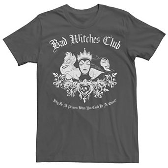 Disney's Villains Men's Bad Witches Club Group Shot Tee