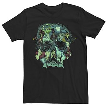 Disney's Villains Skull Mashup Men's Tee