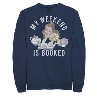 Disney's Beauty And The Beast Belle Men's My Weekend Is Booked Sweatshirt