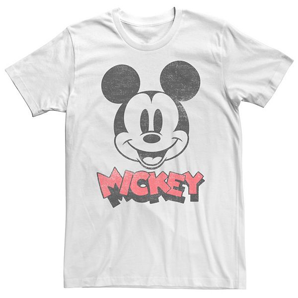 Disney's Mickey And Friends Mickey Men's Big Face Logo Tee