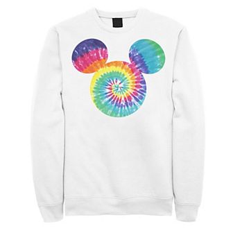 Disney's Mickey & Friends Mickey Mouse Men's Tie Dye Fill Sweatshirt