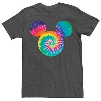 Disney's Mickey And Friends Mickey Tie Dye Fill Men's Graphic Tee