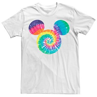 Disney's Mickey And Friends Mickey Tie Dye Fill Men's Graphic Tee