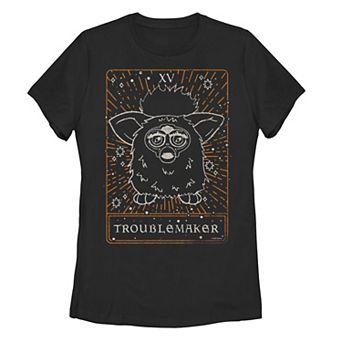 Juniors' Furby Troublemaker Tarot Card Tee