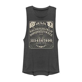 Juniors' Ouija Mystifying Oracle Seance Muscle Tank Top