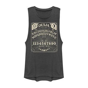Juniors' Ouija Mystifying Oracle Seance Muscle Tank Top