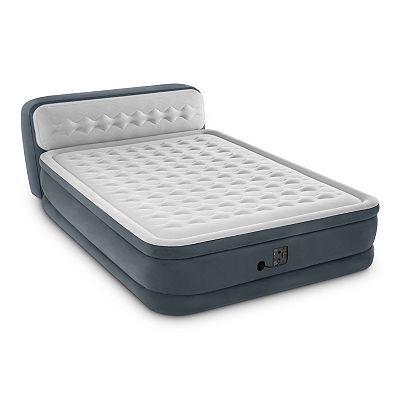 Intex Twin top Dura Beam Plush Airbed Mattress with Built In Pump