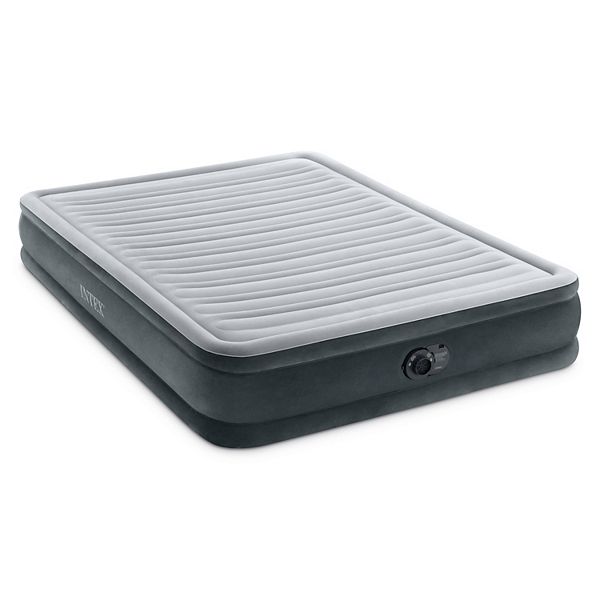 Intex Comfort Deluxe DuraBeam Plush Air Mattress Bed with BuiltIn
