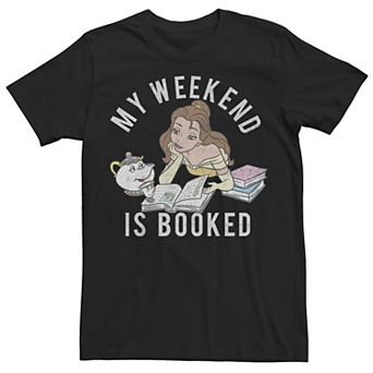 Disney's Beauty And The Beast Belle Men's "My Weekend Is Booked" Graphic Tee