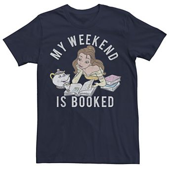 Disney's Beauty And The Beast Belle Men's "My Weekend Is Booked" Graphic Tee