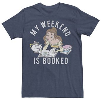 Disney's Beauty And The Beast Belle Men's "My Weekend Is Booked" Graphic Tee