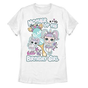 Juniors' LOL Surprise Mother Of The Birthday Girl Tee
