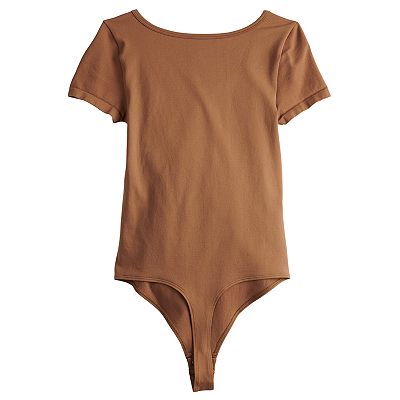 Juniors SO Seamless Short Sleeve Bodysuit