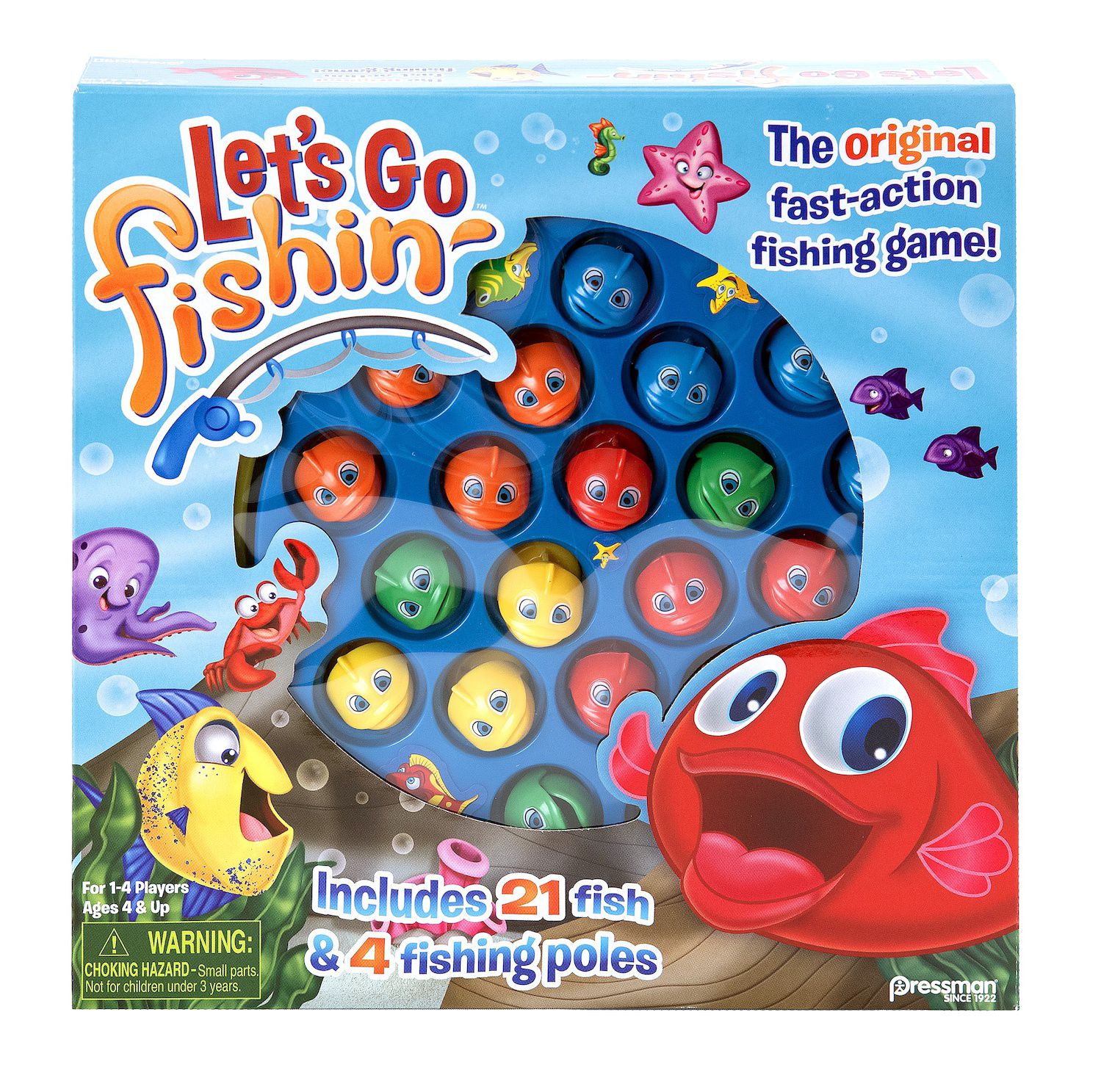Детские игрушки Pressman Let's Go Fishin: Deep Sea Edition Kids Game