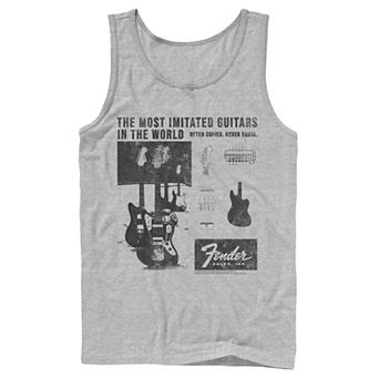 Mens Fender The Most Imitated Guitars In The World Tank Top