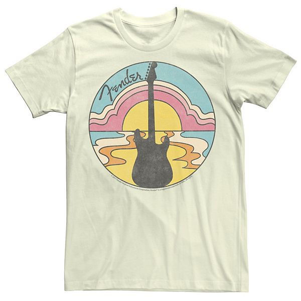 Men's Fender Groovy Sunset Logo Graphic Tee