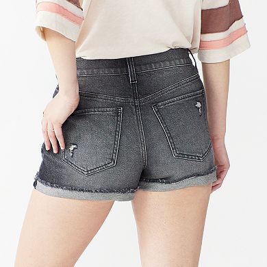 Juniors' SO® High Rise Mom Shorts