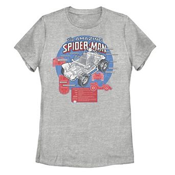 Juniors' Amazing Spider-Man Auto Graphic Tee