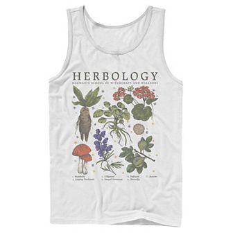 Mens Harry Potter Herbology Plants Tank Top