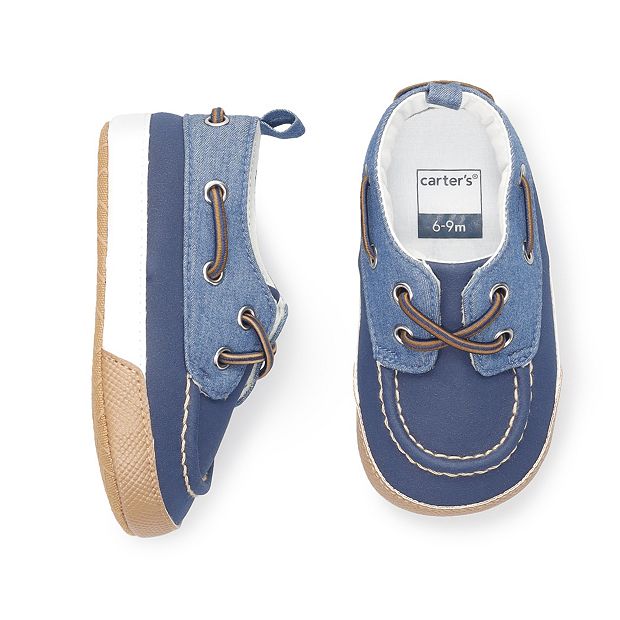 Toddler Boys Chambray Boat Shoes