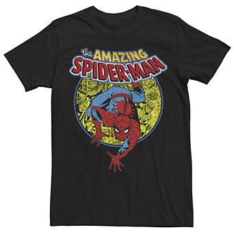 Men's Marvel Amazing Spider-Man Vintage Comic Tee