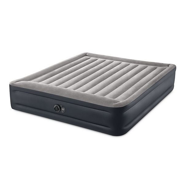 Intex Dura Beam Deluxe Raised Blow Up Air Mattress Bed With Built In