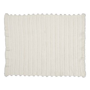 Mina Victory Ivory Indoor Throw