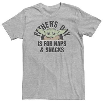 Big & Tall Star Wars: The Mandalorian "Father's Day Is For Naps & Snacks" Tee
